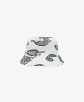 Панама для мальчика с принтом с завязками мультицвет Gulliver