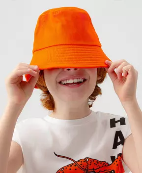 Панама оранжевая Button Blue (54)