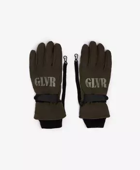 Перчатки плащевые хаки для мальчика Gulliver (16)