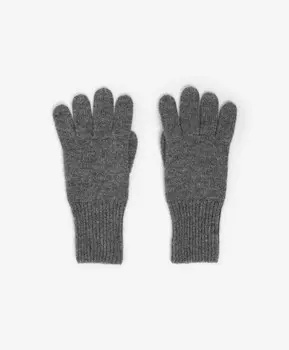 Перчатки вязаные серые для мальчика Roberto Moretti