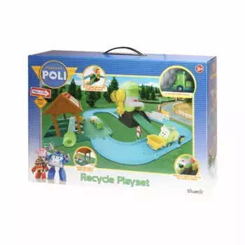 Перерабатывающая станция Робокар Поли с машинкой Клини