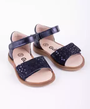 Перламутровые кожаные сандалии Gulliver (21)