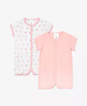 Песочник в нежно- розовой гамме мультицвет для девочек Gulliver (80-48)