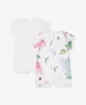 Песочник в нежно- розовой гамме мультицвет для девочек Gulliver (80-48)