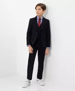 Пиджак из поливискозы синий для мальчика Gulliver (170)