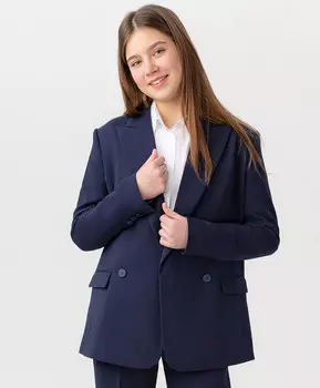 Пиджак на пуговицах темно-синий Button Blue (176*92*100(M))