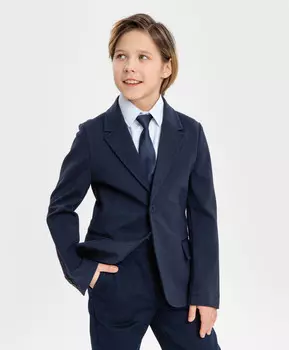 Пиджак с лацканами на пуговицах синий Button Blue (170)