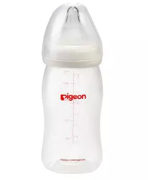 Pigeon Бутылочка для кормления SofTouch Peristaltic Plus 240мл, PP