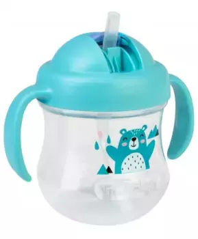 Pigeon Поильник MagMag с трубочкой «Мишка», 8+ мес., 200 мл