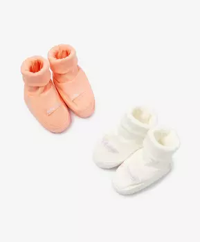 Пинетки для девочки комплект из 2-х штук мультицвет Gulliver