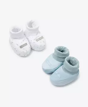 Пинетки для мальчика комплект из 2-х штук мультицвет Gulliver