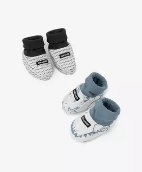 Пинетки комплект из 2-х штук мультицвет для мальчика Gulliver