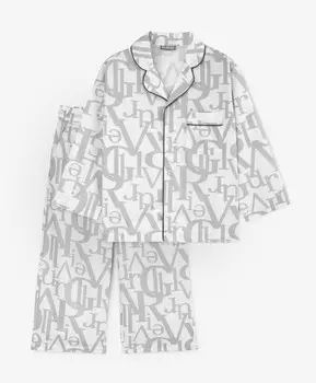 Пижама для мальчика текстильная серая Gulliver