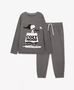 Пижама мужская хлопковая с принтом Gulliver (XL)