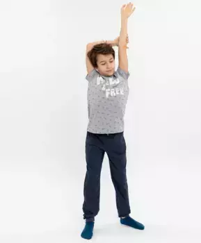 Пижама с брюками для мальчика Button Blue (140-146)