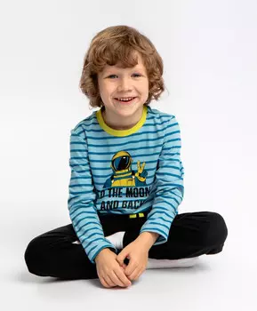 Пижама с принтом мультицвет Button Blue