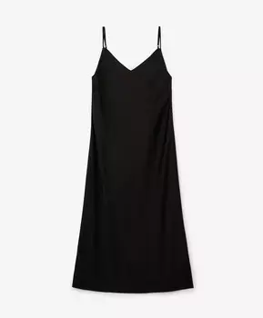 Платье-комбинация черное GLVR