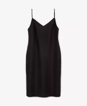 Платье-комбинация черное GLVR (S)