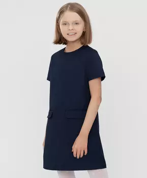 Платье с карманами синее Button Blue (164)