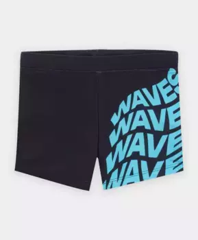 Плавки черные с принтом Button Blue (140-146)