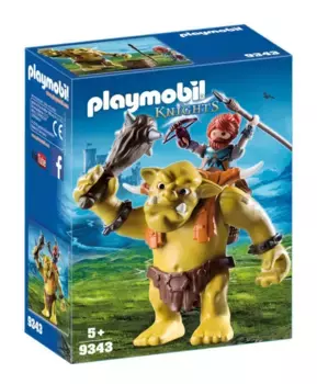 Playmobil Конструктор Гигантский тролль с боевым гномом