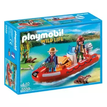 Playmobil Конструктор Лодка с браконьерами