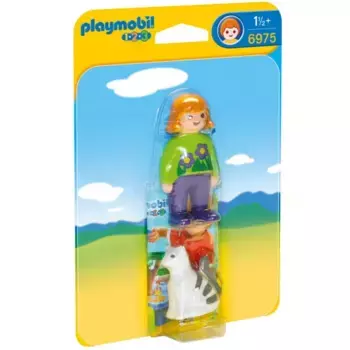 Playmobil Конструктор Женщина с кошкой