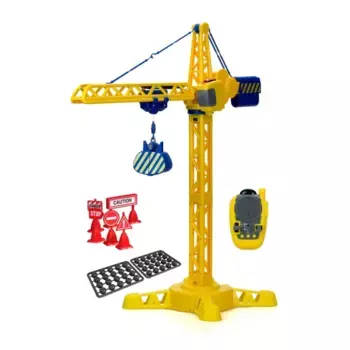 Подъемный строительный башенный кран на пульте управления