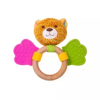 Погремушка Happy Snail Котик Эко