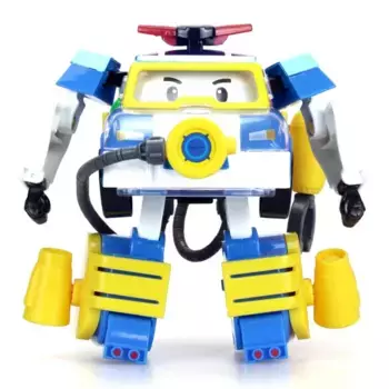 Робот трансформер Поли в костюме водолаза Робокар Поли