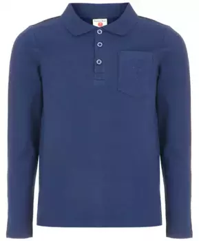 Поло Button Blue (158)