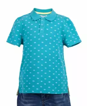 Поло Button Blue (158)