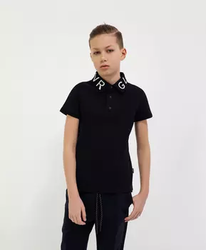 Поло синее с коротким рукавом Gulliver