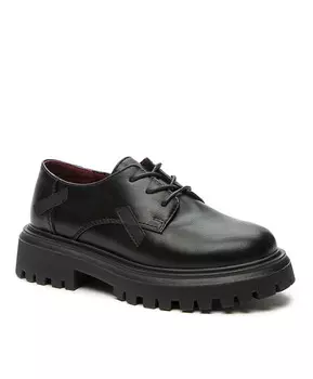 Полуботинки кожаные BETSY черные