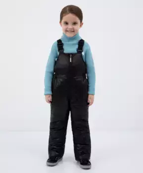 Полукомбинезон черный утепленный Gulliver (104)