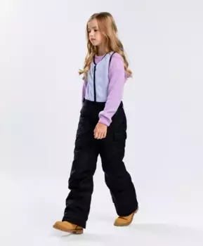 Полукомбинезон с флисовым верхом черный Button Blue (158)