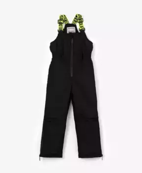 Полукомбинезон зимний из матовой плащовки черные Gulliver (134)