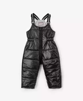 Полукомбинезон зимний из плащовки черный Gulliver (98)