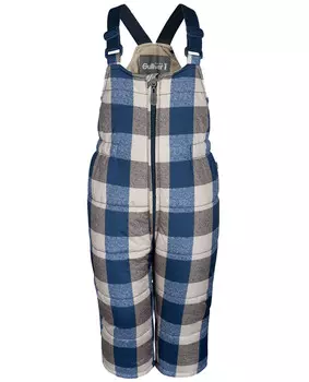 Полукомбинезон зимний клетчатый Gulliver (74)
