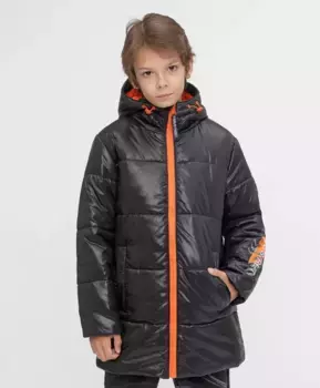 Полупальто демисезонное с капюшоном Button Blue (140)