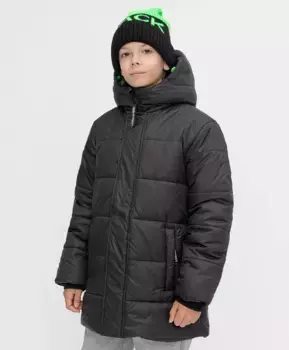 Полупальто зимнее с капюшоном Button Blue (146)