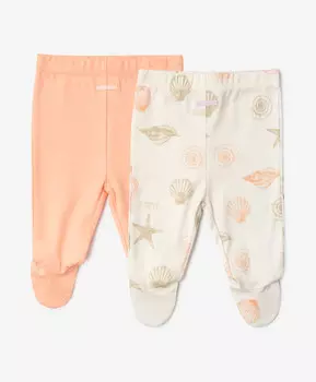 Ползунки для девочки с закрытыми ножками комплект из 2-х штук мультицвет Gulliver