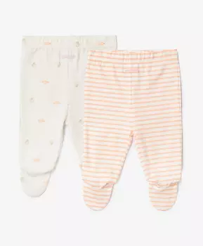 Ползунки для девочки с закрытыми ножками комплект из 2-х штук мультицвет Gulliver