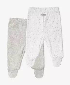 Ползунки для мальчика с закрытыми ножками комплект из 2-х штук мультицвет Gulliver