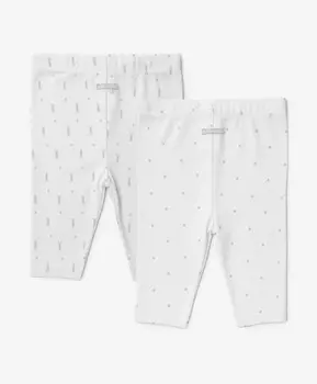 Ползунки с открытыми ножками унисекс комплект из 2-х штук белые Gulliver