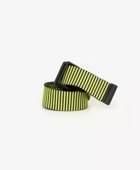 Пояс из широкой полосатой тесьмы салатовый Gulliver (One size)