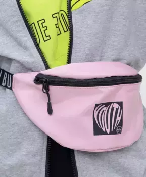 Поясная сумка розовая Button Blue (One size)