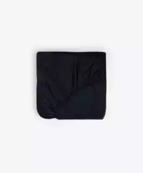 Простыня на резинке 140x200x30 см синяя Gulliver (One size)