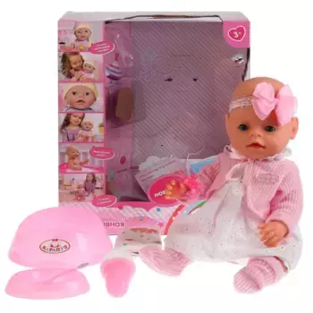 ПУПС "КАРАПУЗ" 40СМ, ПЬЕТ И ПИСАЕТ, ПЛАЧЕТ НАСТОЯЩИМИ СЛЕЗАМИ