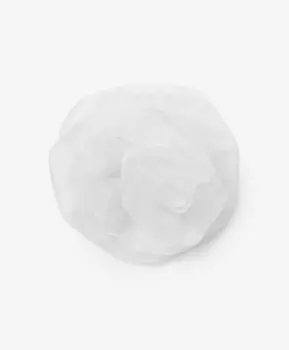 Резинка для волос с декором белая для девочки Gulliver (One size)